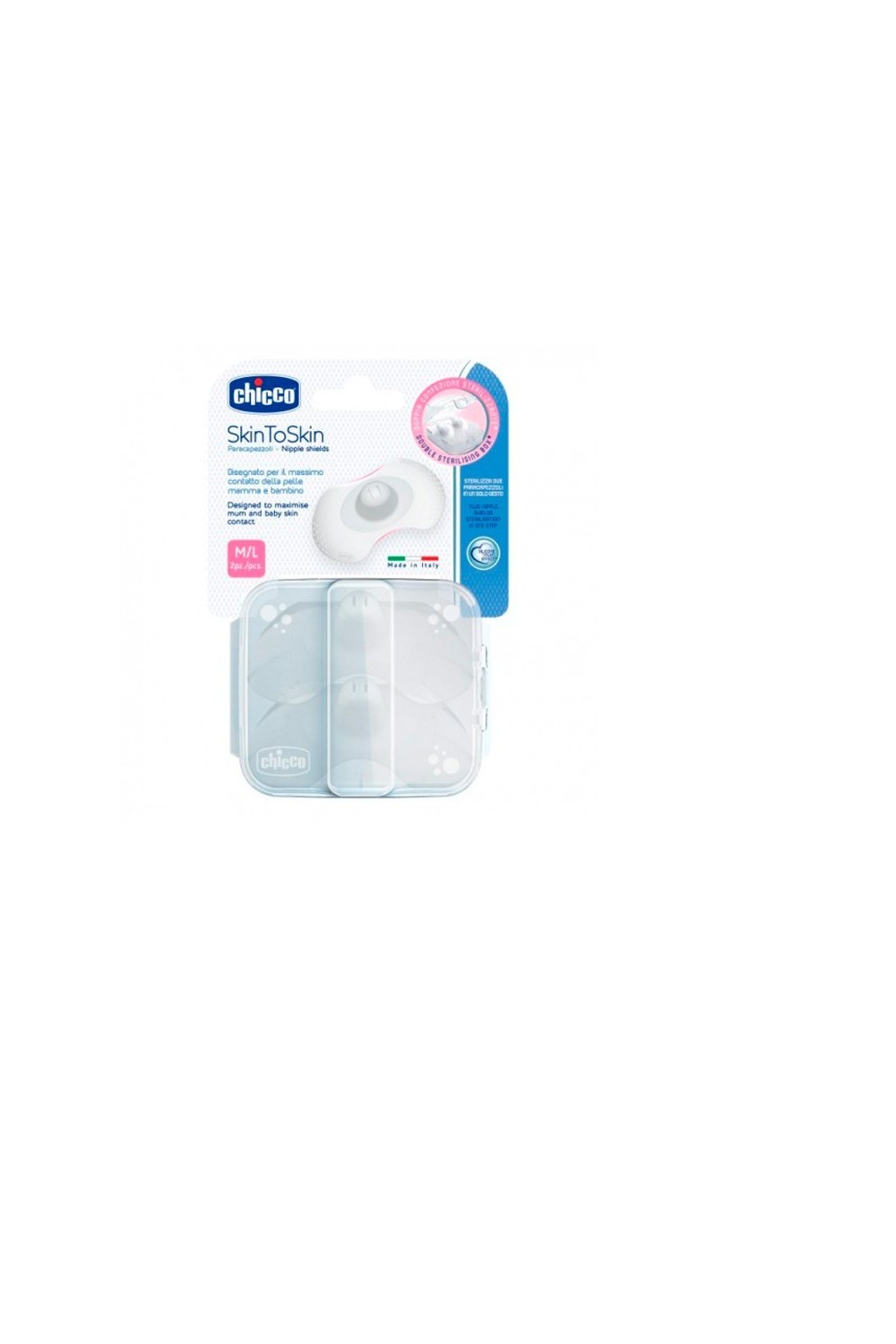 Chicco Nipple Protector Silicone M-L 2U