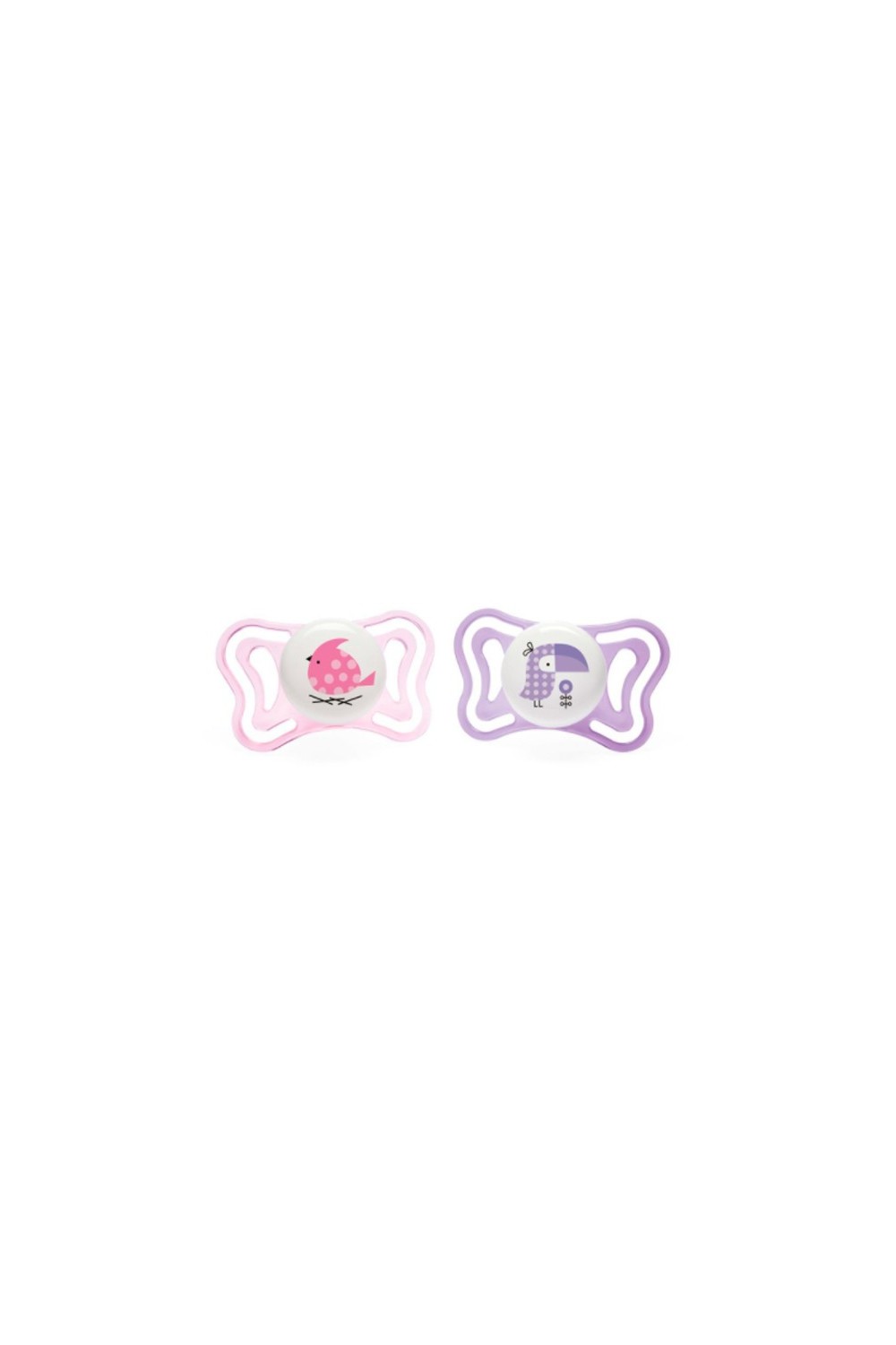 Chicco Pacifier Physio Light Girl 2-6m 2U