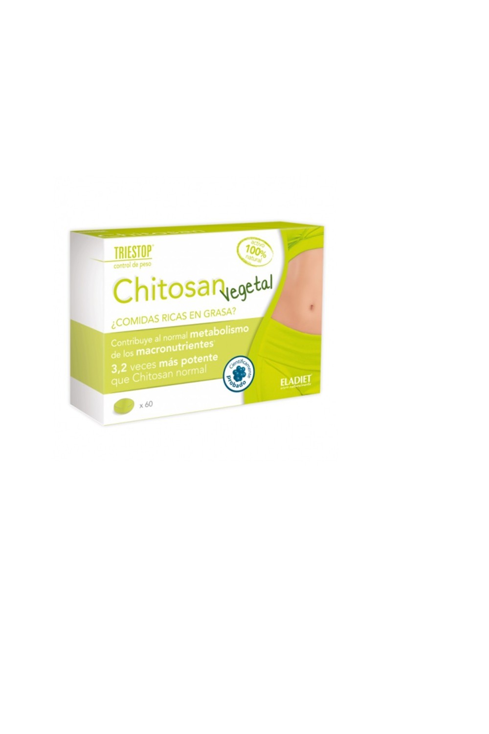 Eladiet Chitosan Vegetable 60 Tablets