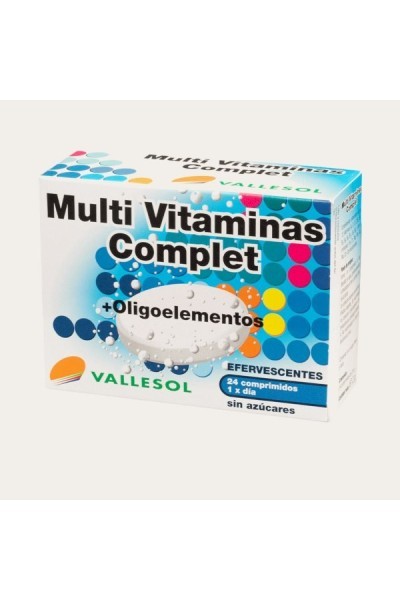 Vallesol Multivitamins Complet +Trace Elements Effervescent 24 Tablets