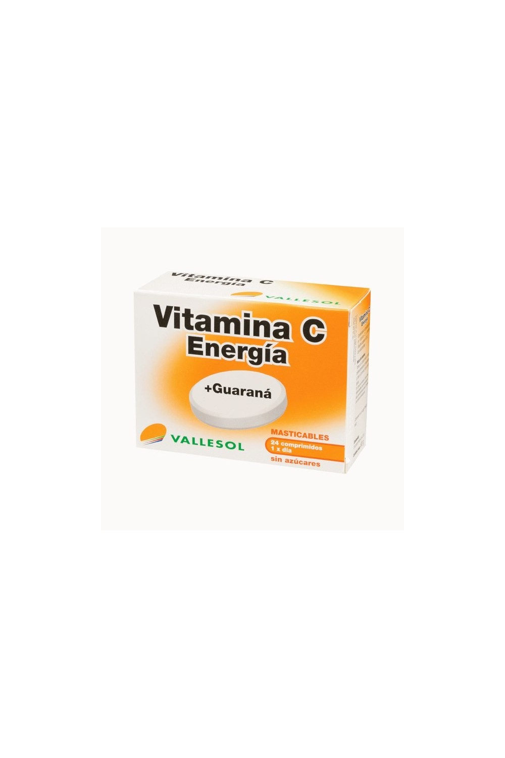 Vallesol Vitamin C + Guarana 24 Tablets