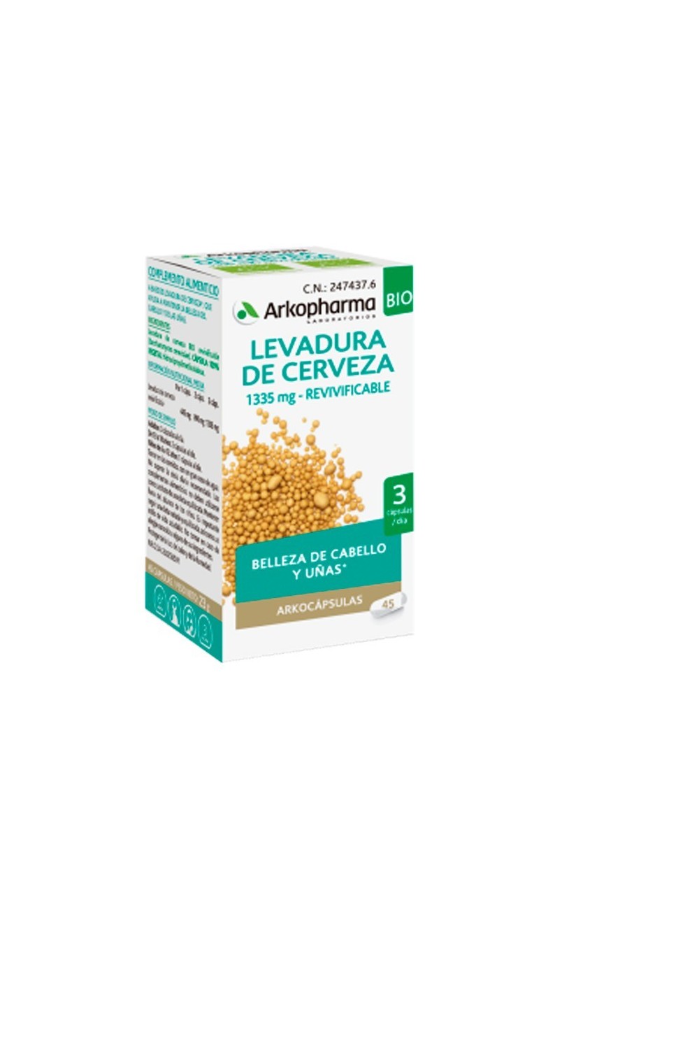 Arkopharma Arkocápsulas Yeast 340Mg 50 Capsules