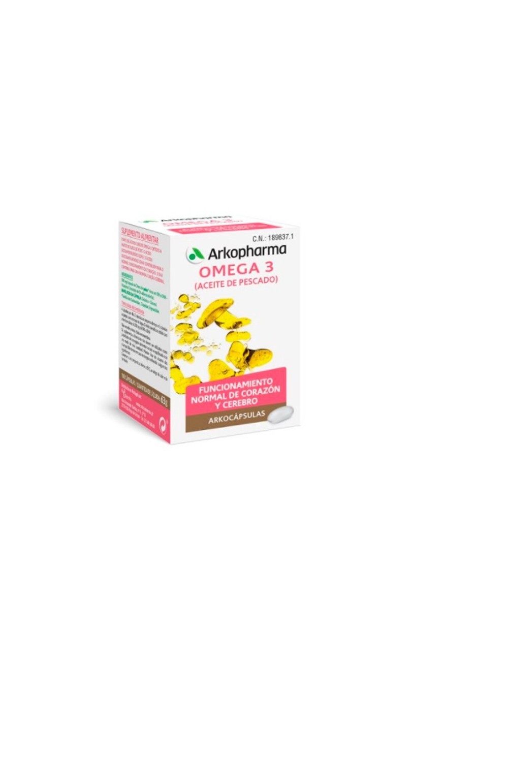 Arkopharma Arkocaps Omega 3 Fish Oil 100 Capsules