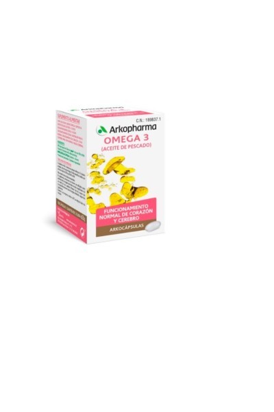 Arkopharma Arkocaps Omega 3 Fish Oil 100 Capsules