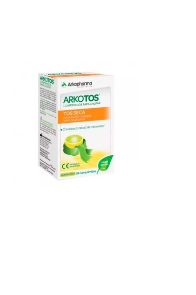 Arkopharma Arkotos 24 Cough Suppressant Tablets