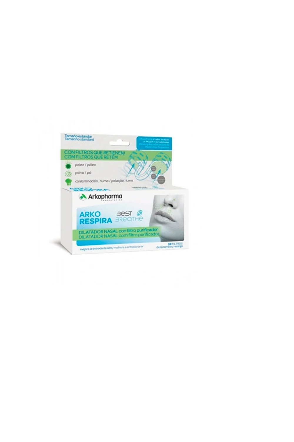 Arkopharma Arkorespira Nasal Dilator + 30 Filters