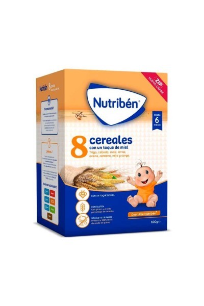 NUTRIBEN - Nutribén 8 Honey Cereals 600g