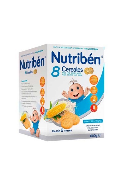 NUTRIBEN - Nutribén 8 Cereals Maria Crackers 600g