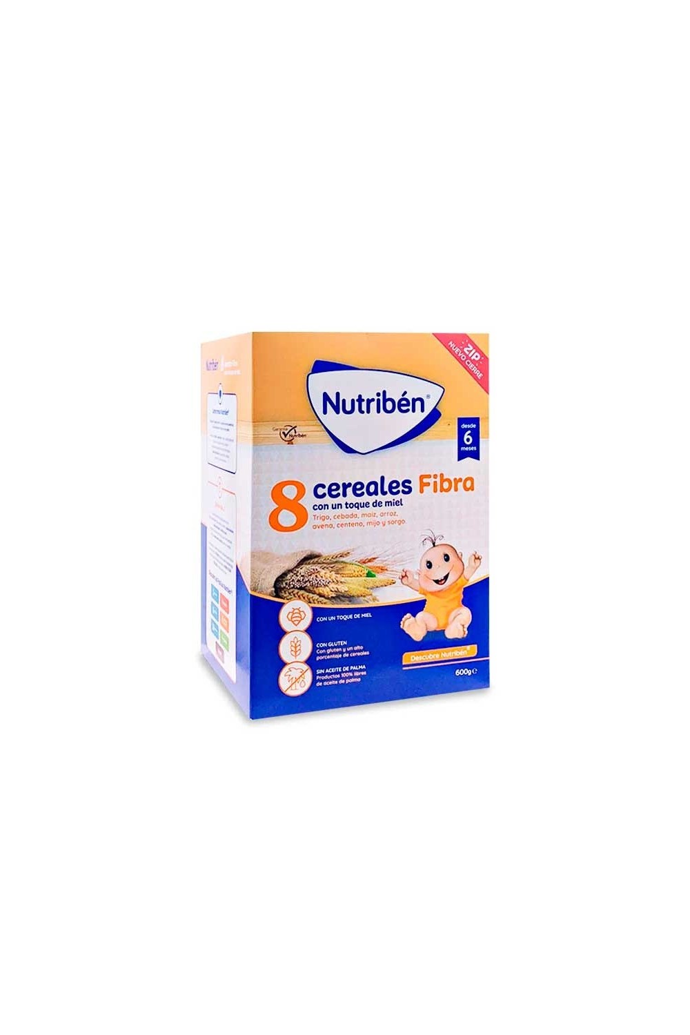 NUTRIBEN - Nutribén 8 Cereals and Honey Fibre 600g