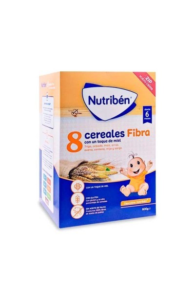 NUTRIBEN - Nutribén 8 Cereals and Honey Fibre 600g