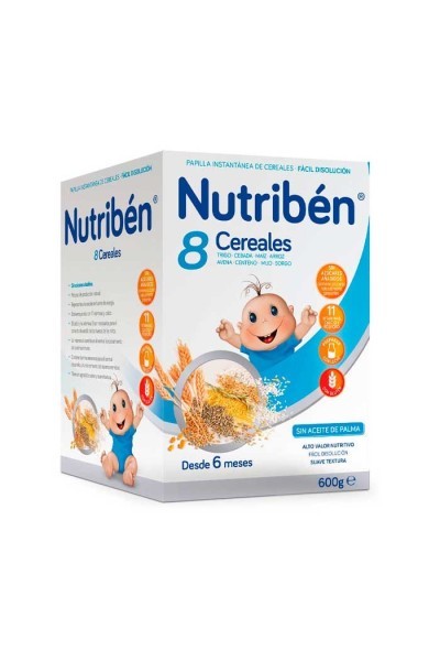 NUTRIBEN - Nutribén Papilla 8 Cereals 600g