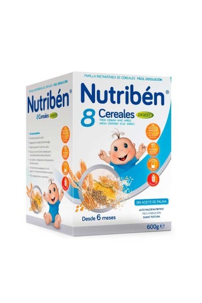 NUTRIBEN - Nutribén Papilla 8 Cereals Digest 600g