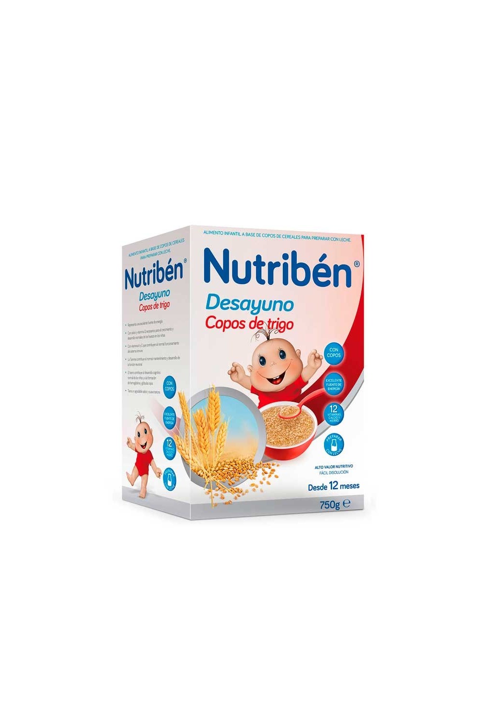 NUTRIBEN - Nutribén Breakfast Wheat Flakes 750g