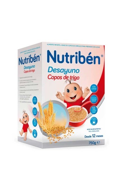 NUTRIBEN - Nutribén Breakfast Wheat Flakes 750g