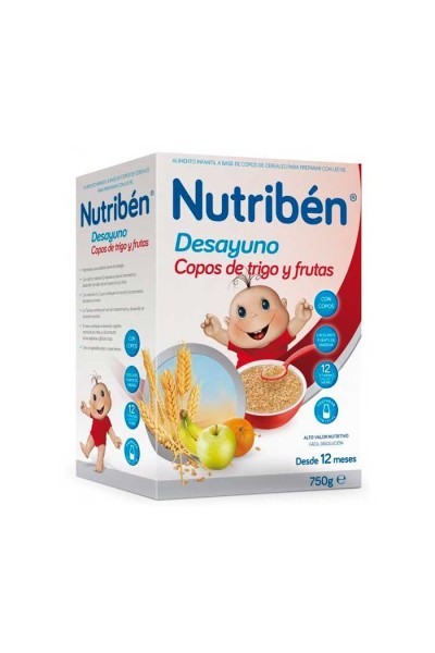 NUTRIBEN - Nutribén Breakfast Flakes Wheat Wheat Fruit 750g