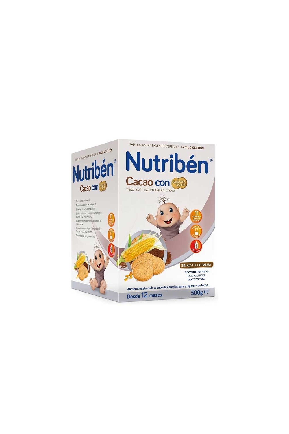 NUTRIBEN - Nutribén Cocoa with Maria Cookies 500g