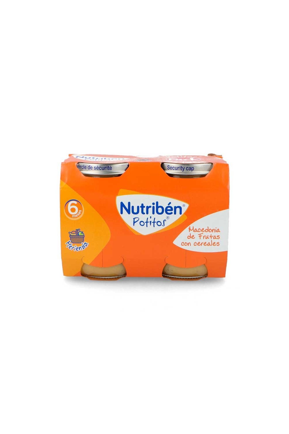 NUTRIBEN - Nutribén Potito Macedonia Fruit and Cereals 2x190g