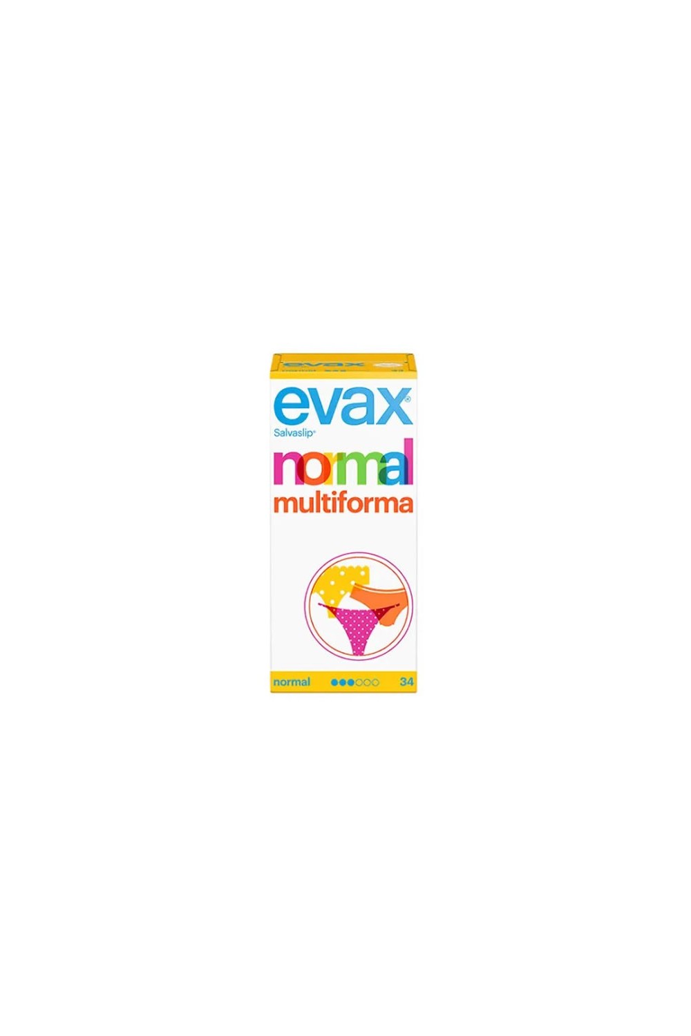 Evax Salvaslip Normal Multiform Protegeslips 34 Units