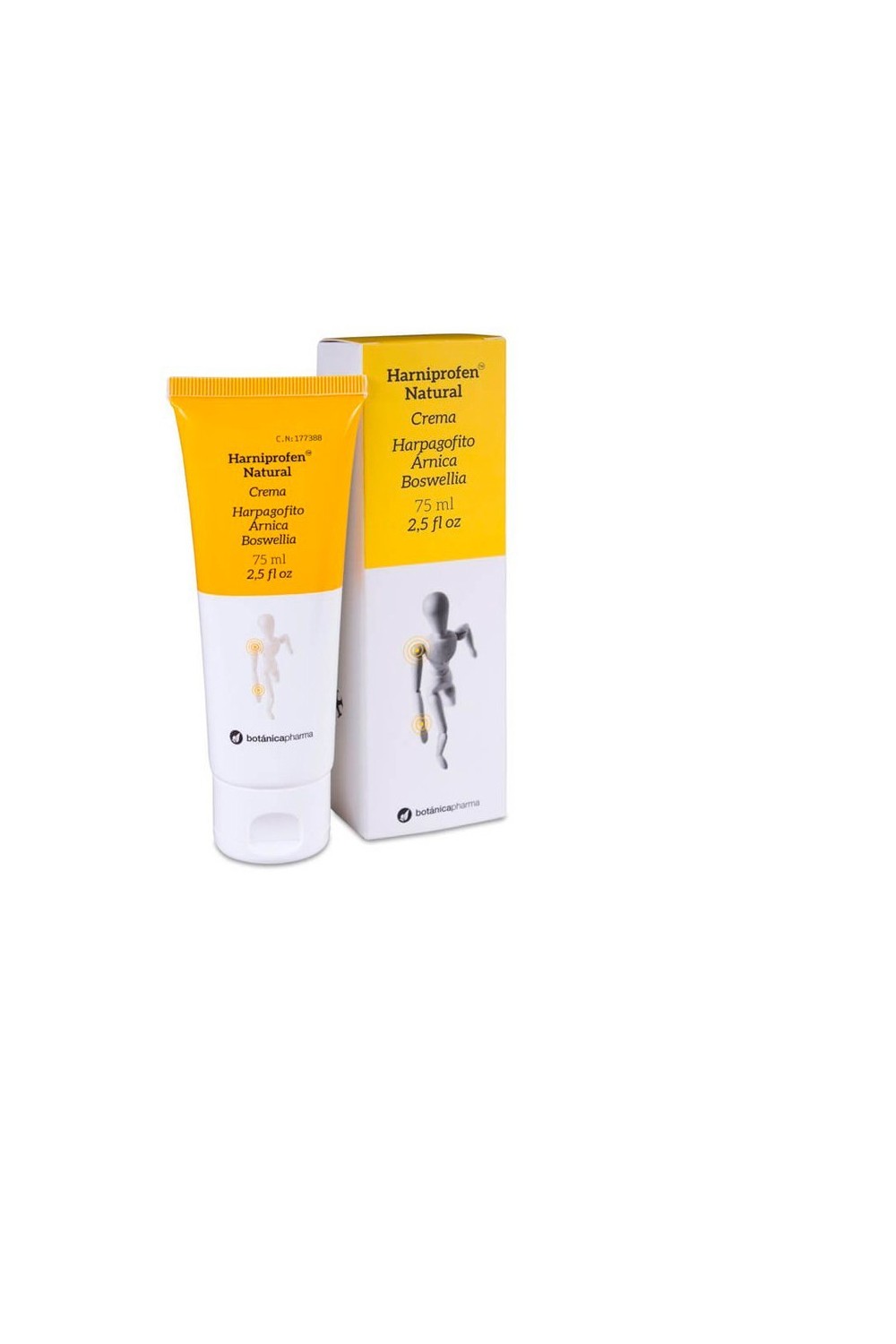 BOTÁNICAPHARMA - Botanicapharma Harniprofen Massage Cream 75ml