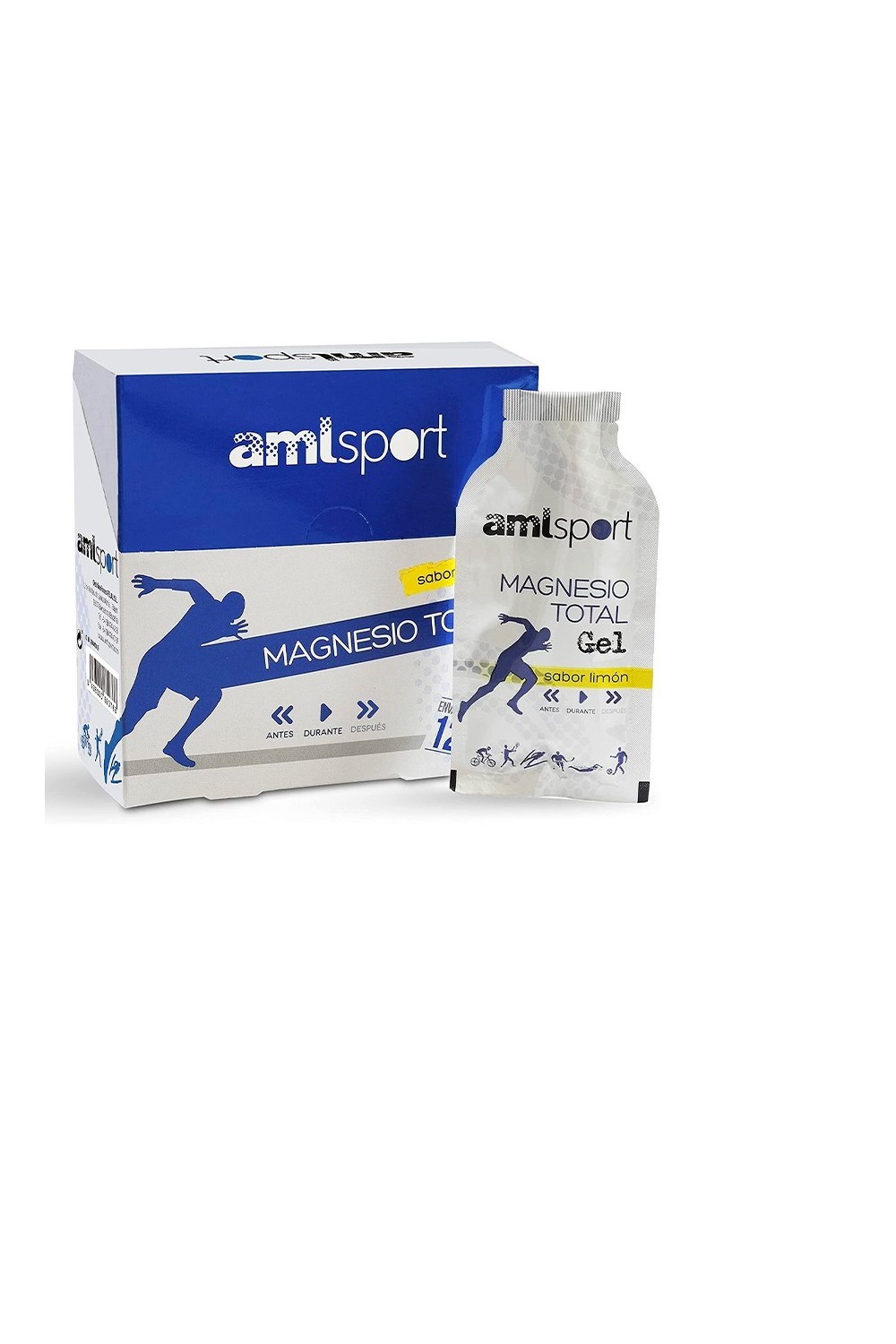 Amlsport Magnesium Total Gel Lemon 12 Sachets