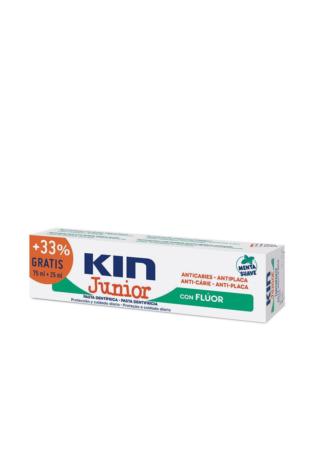 Kin Junior Mint Mild Toothpaste 75ml+25ml