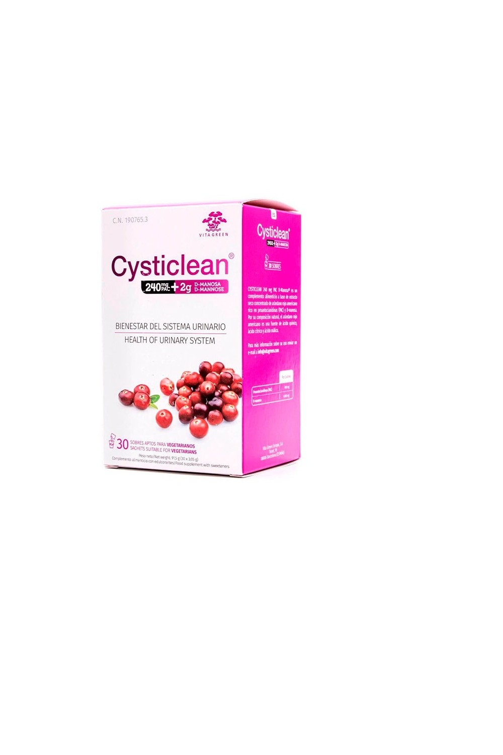 Cysticlean Urinary System Wellness 30 Sachets 240mg