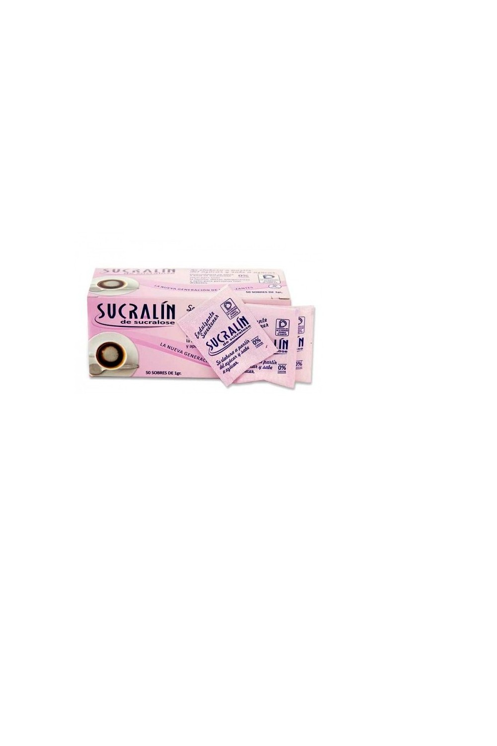 SUCRALÍN - Sucralín De Sucralose Sweetener 50 Sachets