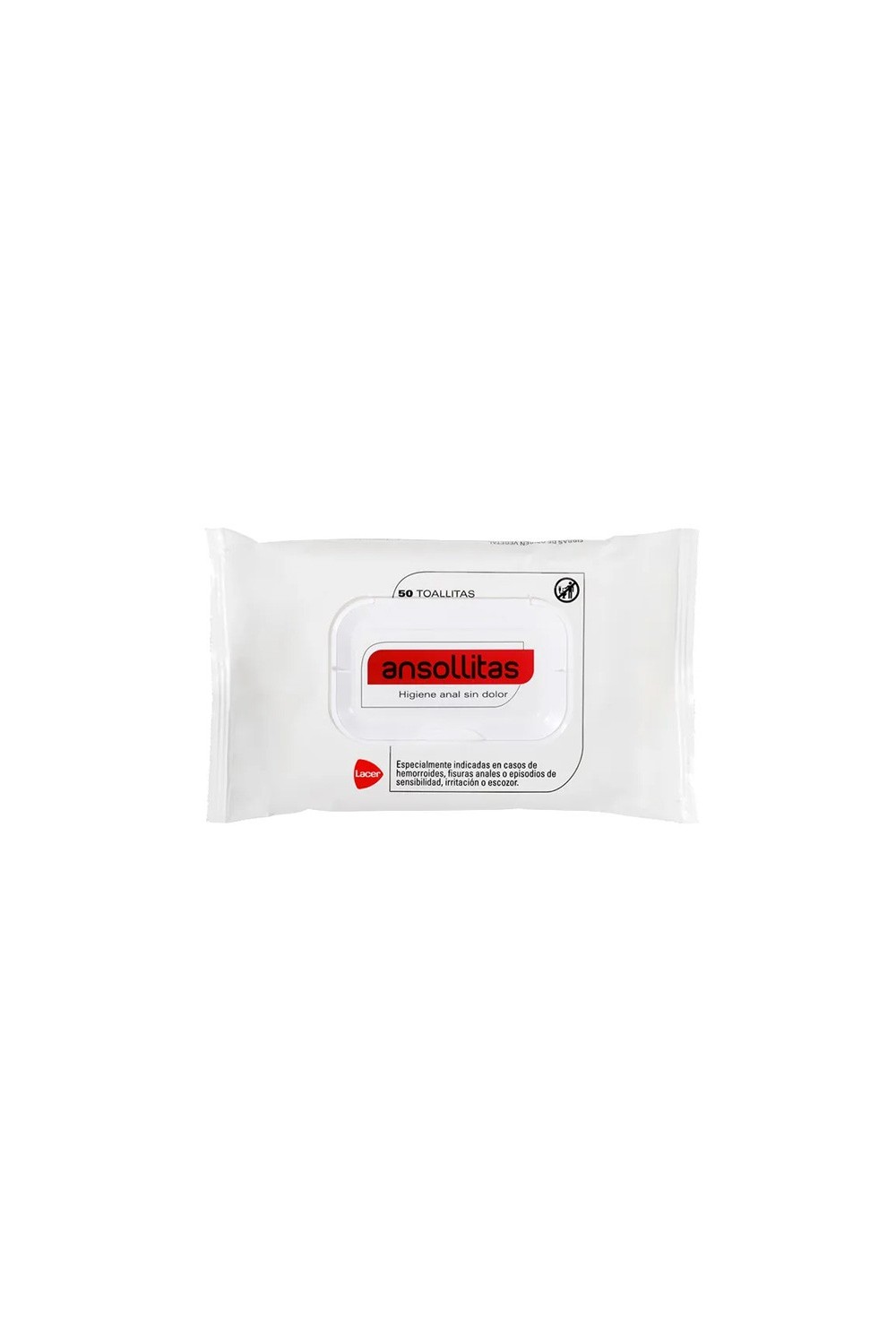 Lacer Ansollitas Anal Hygiene Wipes 50 Units