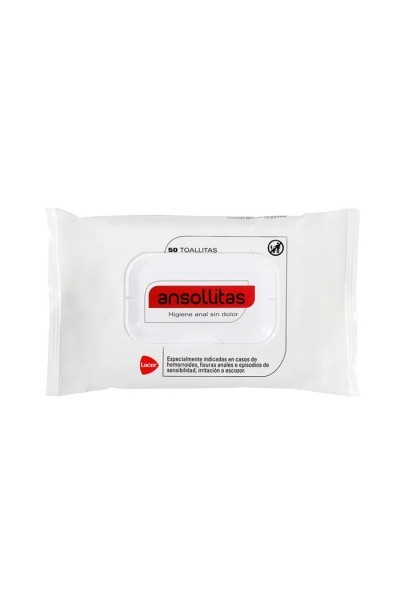 Lacer Ansollitas Anal Hygiene Wipes 50 Units