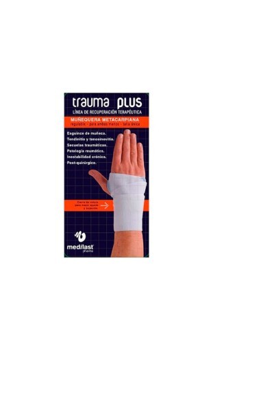 Medilast Metacarpal Wrist Orthosis Trauma Plus White