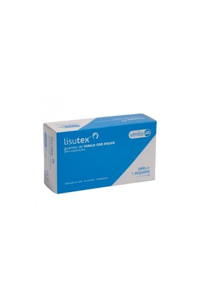 Lisutex Powder Free Vinyl Gloves T/Small 100 Units