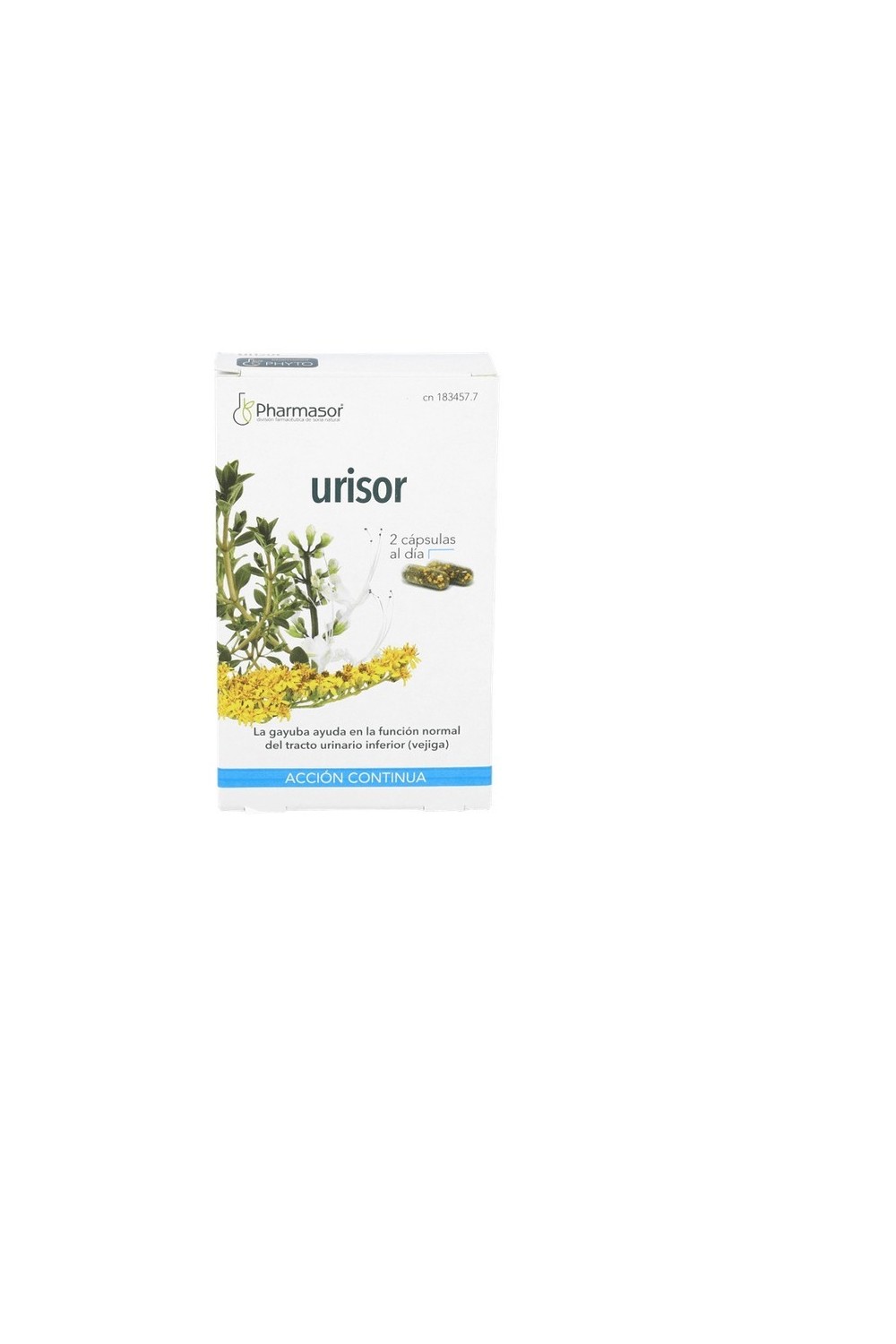 Homeosor Urisor Continuous Action 30 Capsules