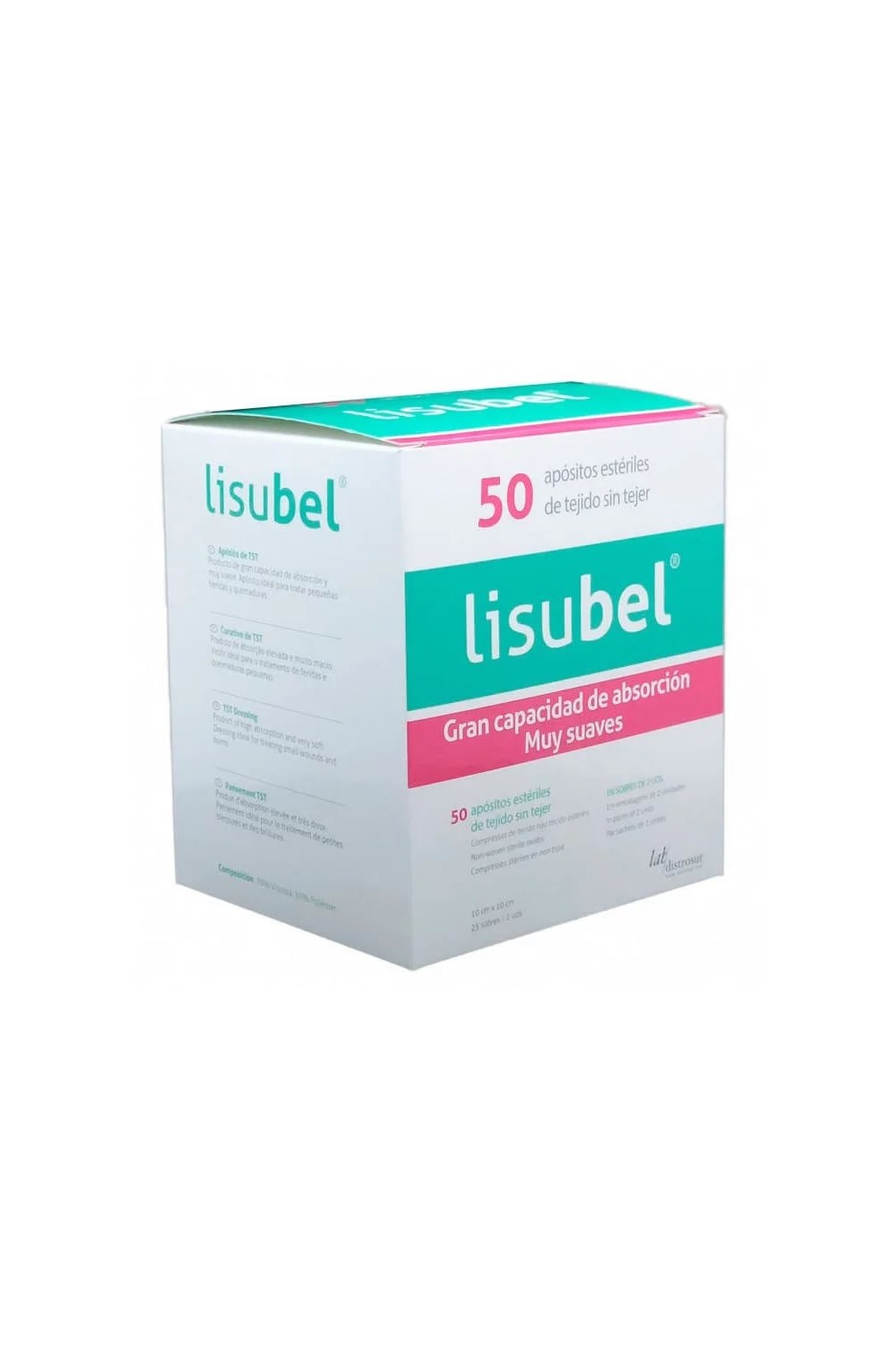 Lisubel 50 Sterile Cloth Band-Aids 10x10