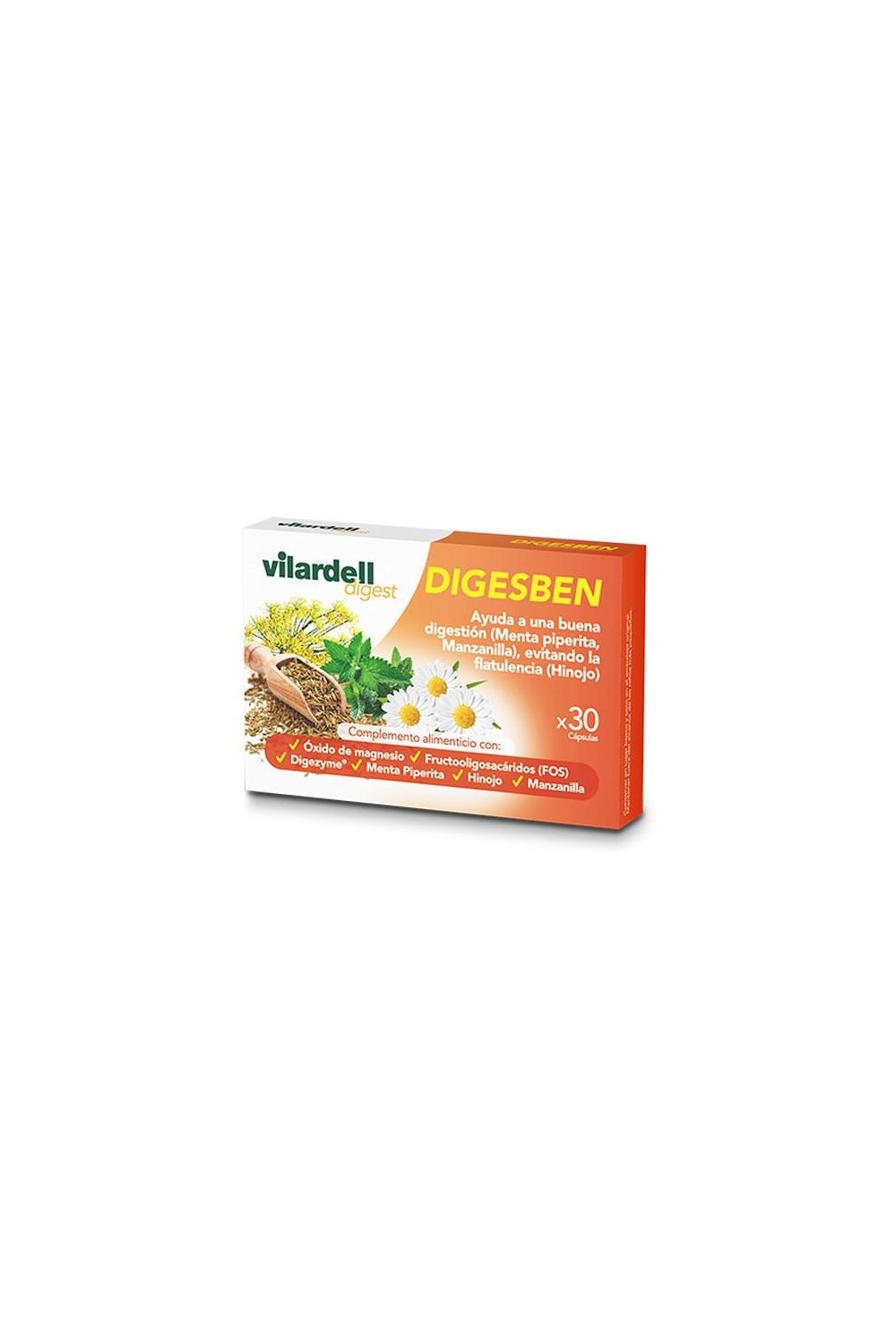 Vilardell Digest Digesben 30 Capsules