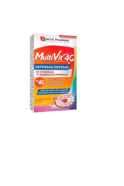 FORTÉ PHARMA - Forté Pharma Multivit 4G Defences 30 Tablets