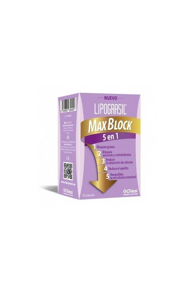 Lipograsil Max Block 5 in 1 120 Capsules