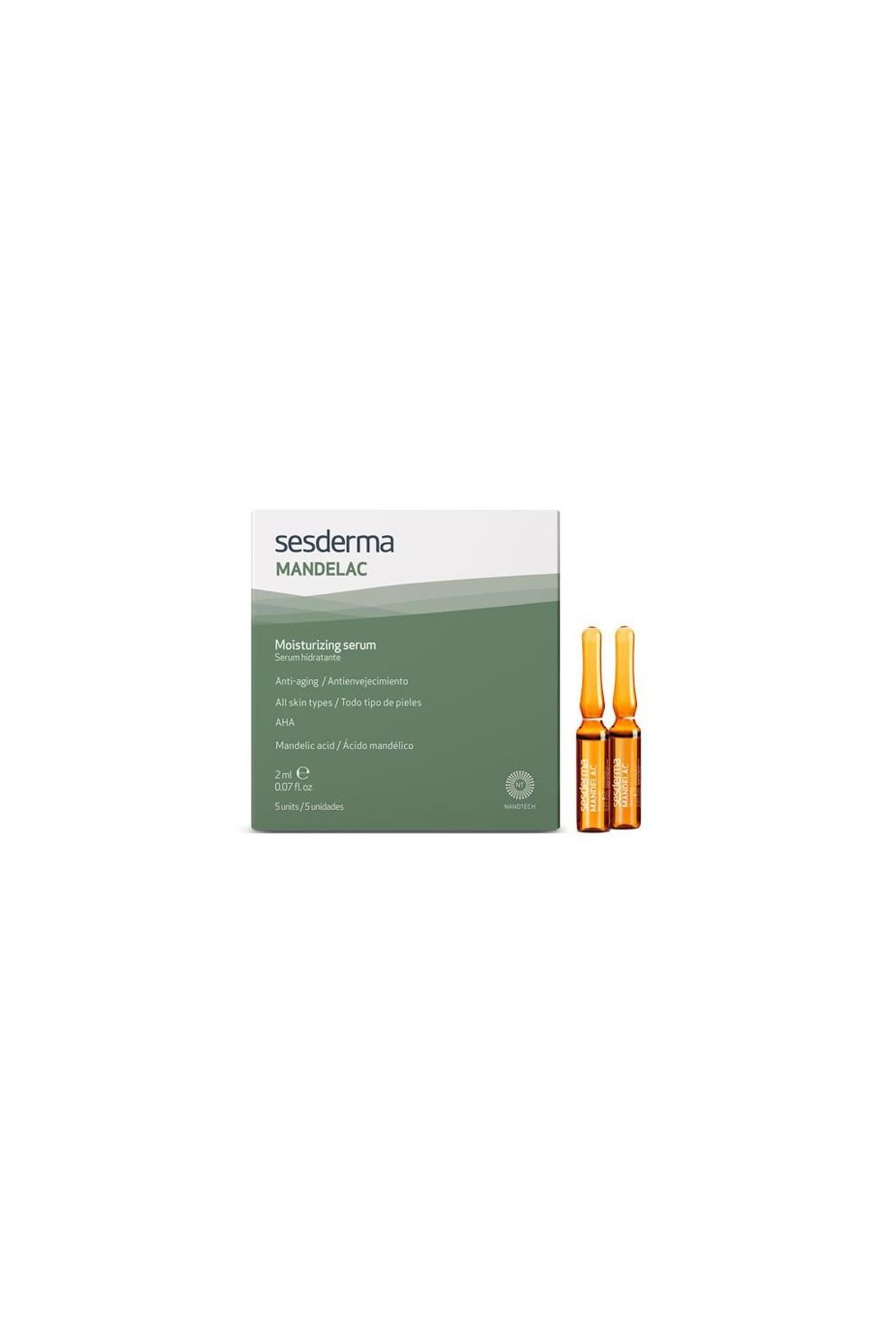 Sesderma Mandelac Moisturising Serum 5 Ampoules