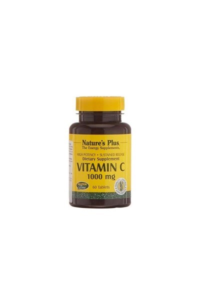 Vitamin C 1g 60 Tablets Natures Plus