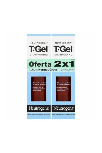 Neutrogena T-Gel Anti-Dandruff Shampoo Normal Greasy Hair 250ml 250ml