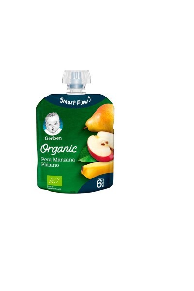 Gerber Organic Pear Apple and Banana 90g