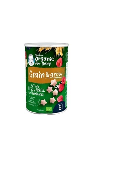 Gerber Snack Organic Cereals and Raspberry 35g
