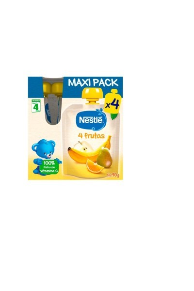 Nestle Sachet of 4 fruits 4x90g Maxi Pack