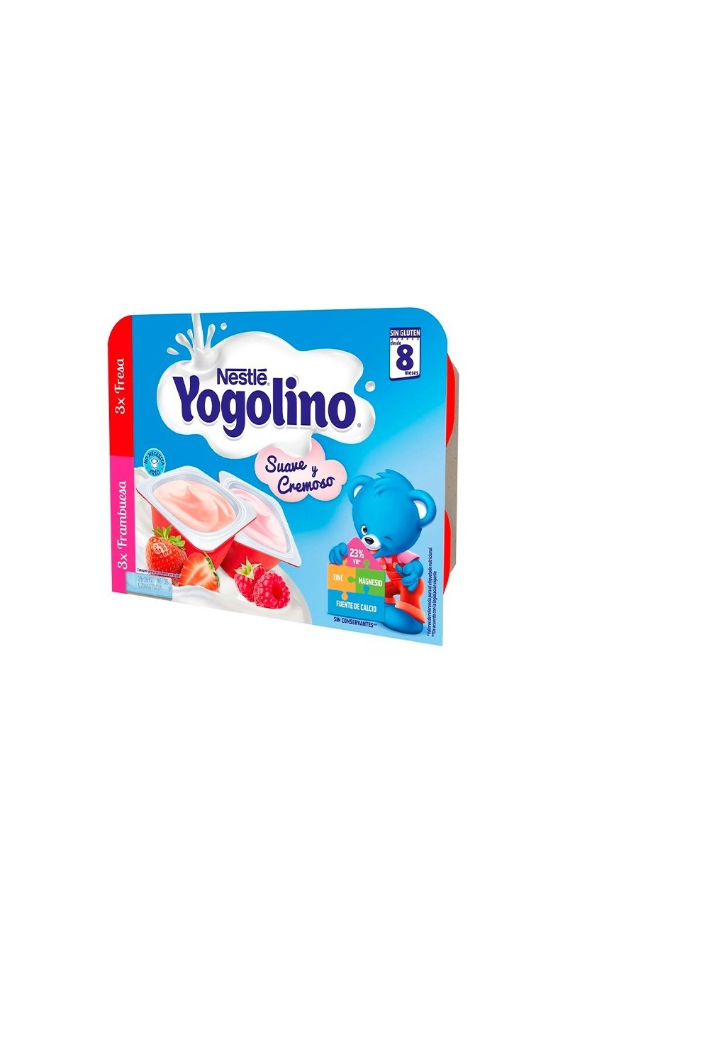 NESTLE - Nestlé Yogolino Strawberry and Raspberry 6x60g