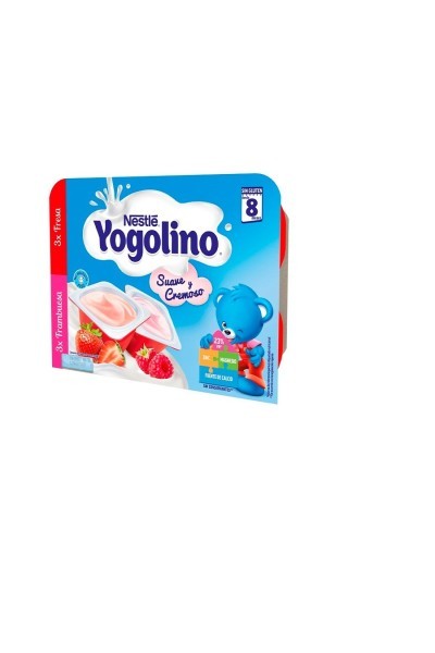 NESTLE - Nestlé Yogolino Strawberry and Raspberry 6x60g