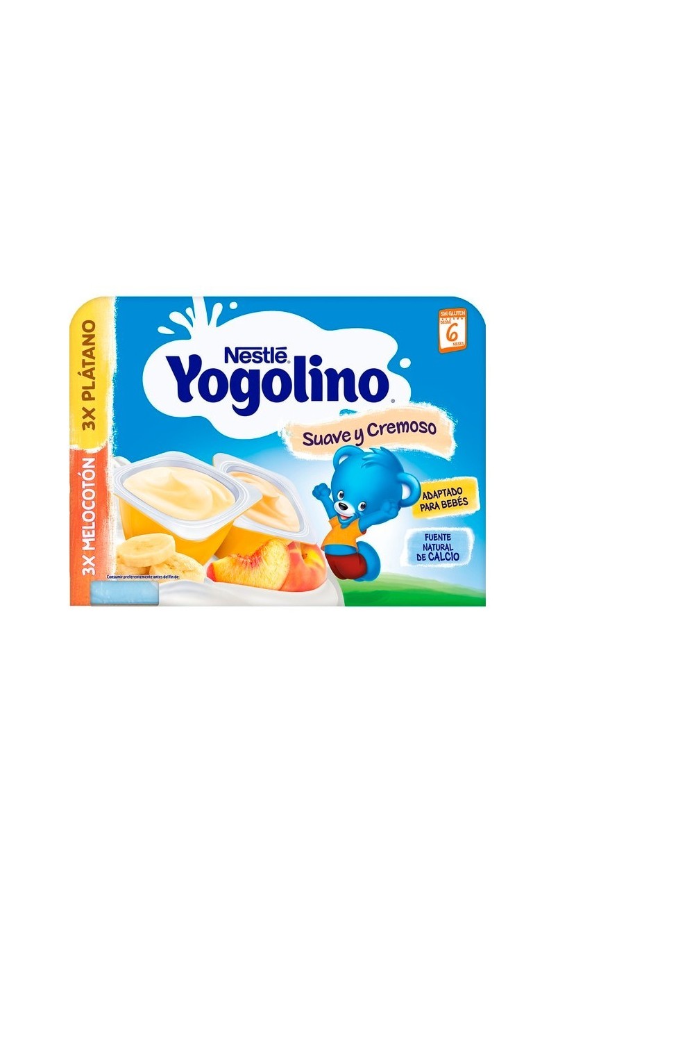 NESTLE - Nestlé Yogolino Banana and Peach 6x60g