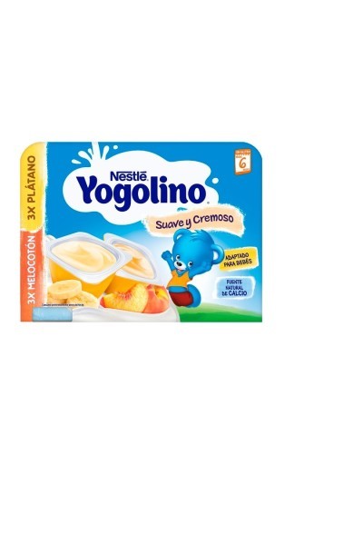 NESTLE - Nestlé Yogolino Banana and Peach 6x60g