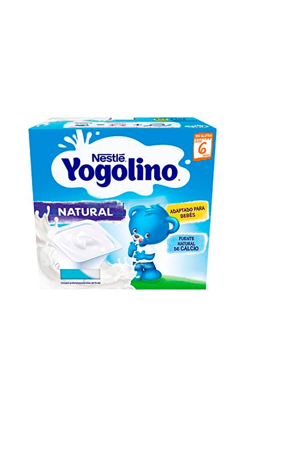NESTLE - Nestlé Yogolino Natural Sugar Free 4x100g
