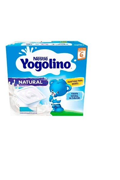 NESTLE - Nestlé Yogolino Natural Sugar Free 4x100g