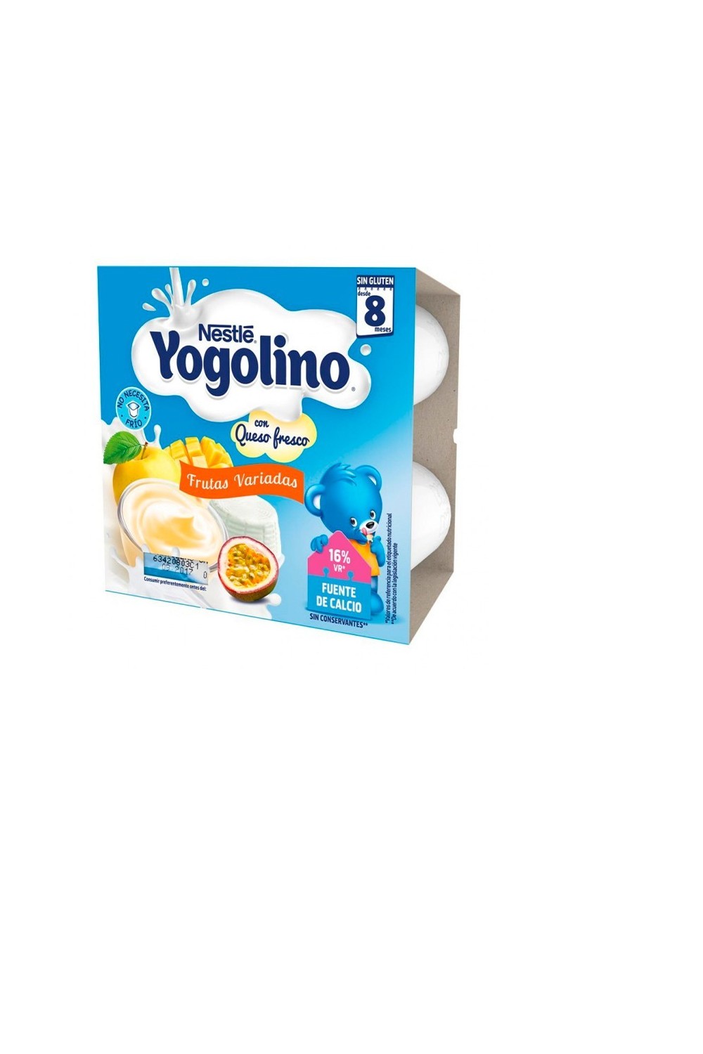 NESTLE - Nestlé Yogolino Fresh Cheese With Assorted Fruits 4x100g