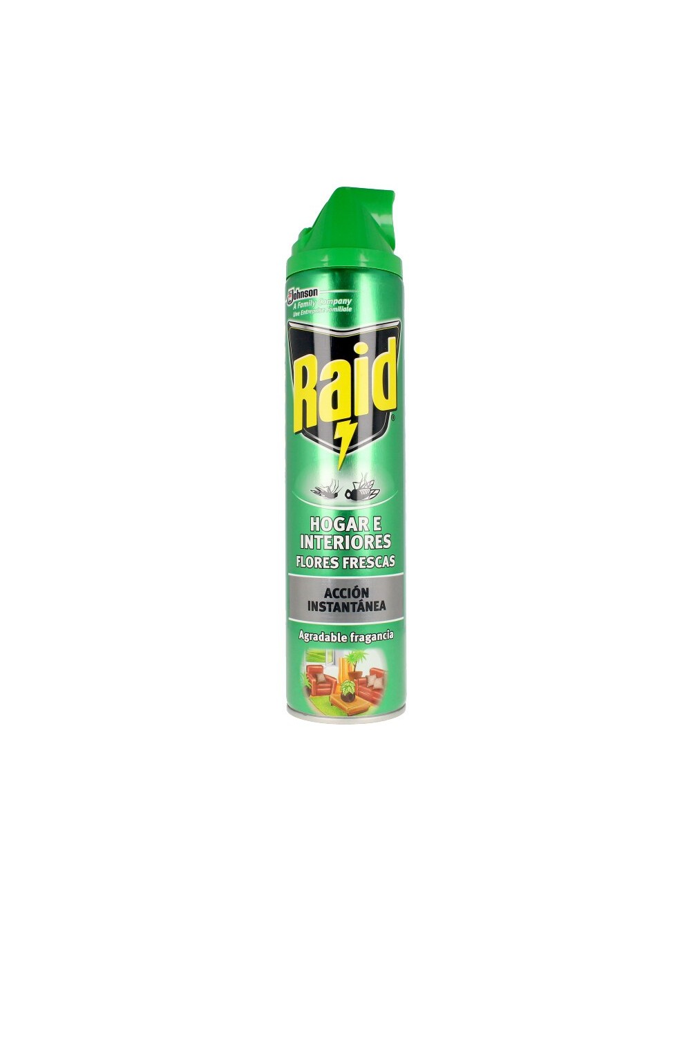 Raid Hogar e Interiores Insecticida Frescor Natural Spray 600ml